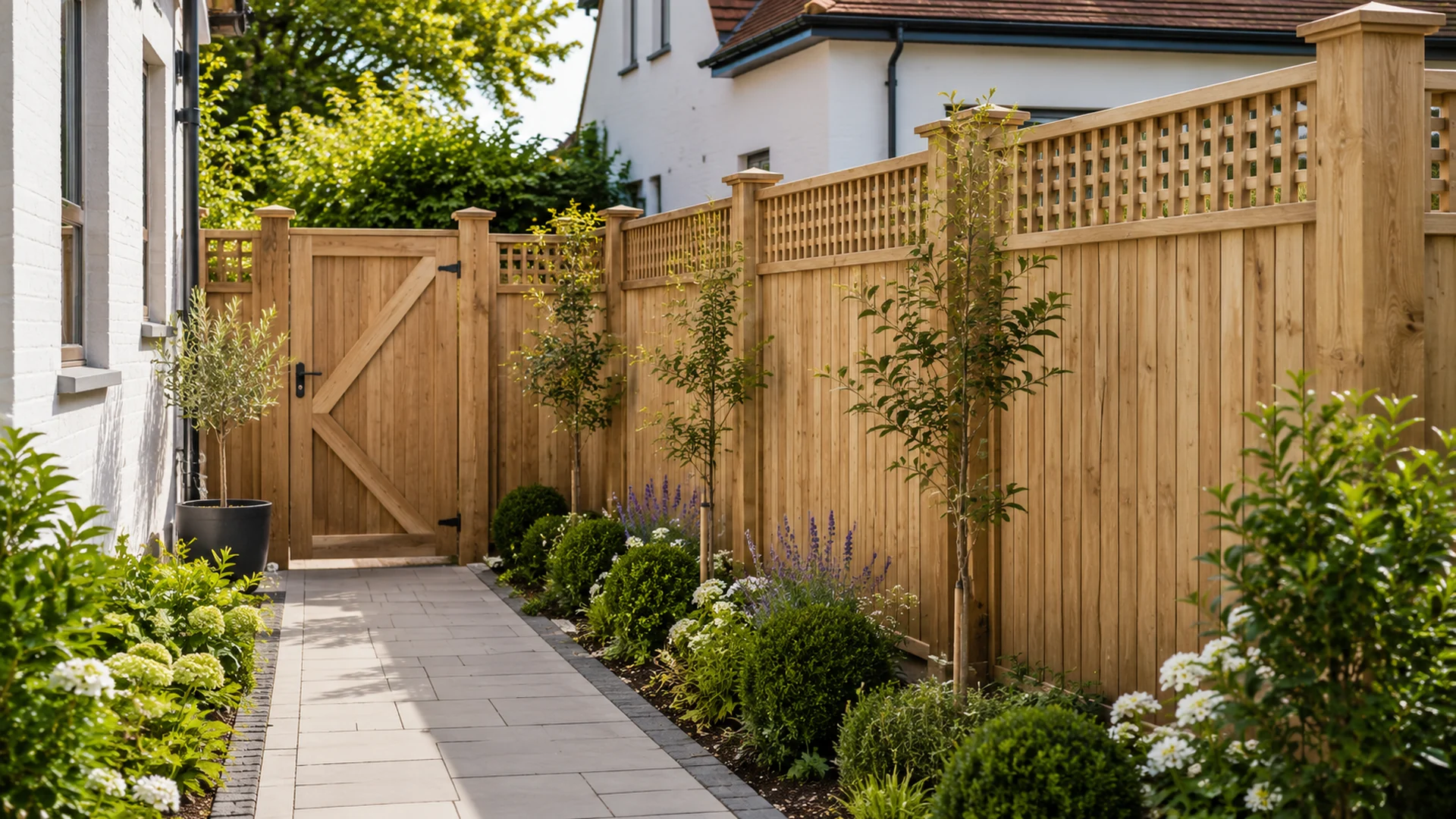 Fencing Contractors in Solihull by Cornerstone Driveways and Landscapes