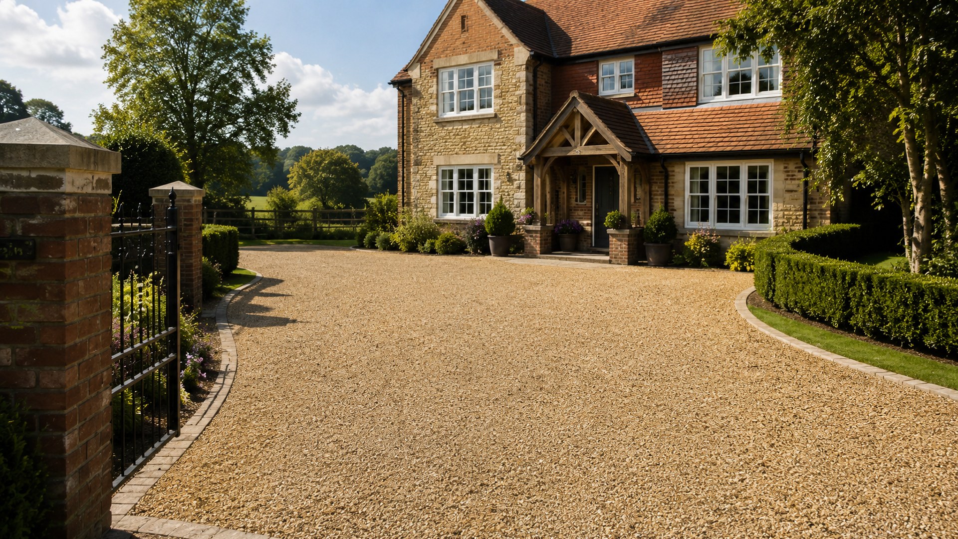 Gravel Driveways in Solihull by Cornerstone Driveways and Landscapes